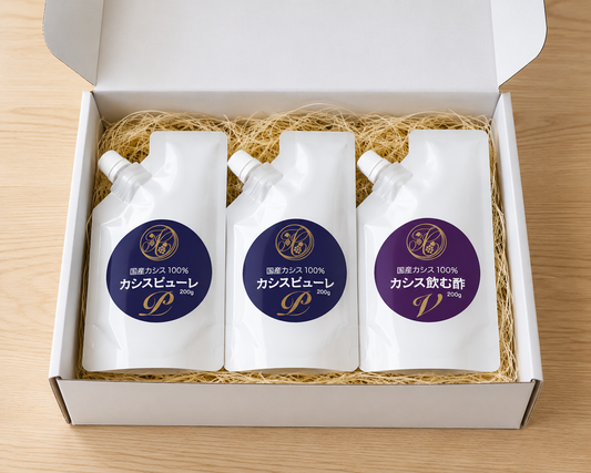 秋田県田沢湖産 カシスピューレ 200g×3個セット